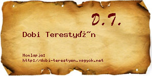 Dobi Terestyén névjegykártya